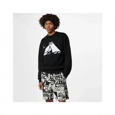 루이비통 남성 블랙 반바지 - Louis vuitton Mens Black Half