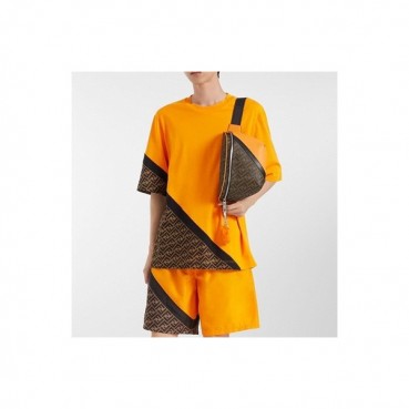 펜디 남성 캐쥬얼 오렌지 반바지 - Fendi Mens Orange Half