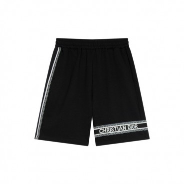 디올 남성 캐쥬얼 블랙 반바지 - Dior Mens Black Half