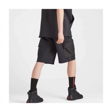 프라다 남성 캐쥬얼 블랙 반바지 - Prada Mens Black Half