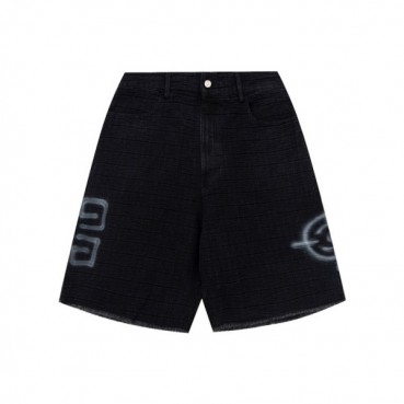 지방시 남성 캐쥬얼 블랙 반바지 - Givenchy Mens Black Half