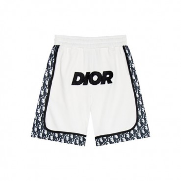 디올 남성 캐쥬얼 화이트 반바지 - Dior Mens White Half