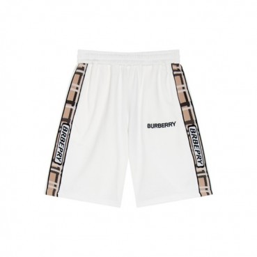 버버리 남성 캐쥬얼 화이트 반바지 - Burberry Mens White Half