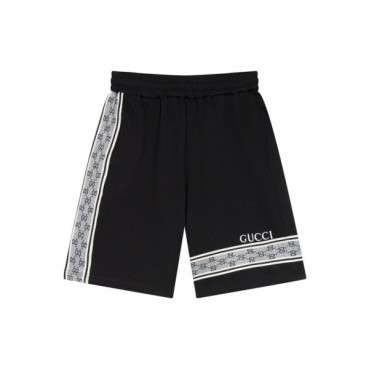구찌 남성 캐쥬얼 블랙 반바지 - Gucci Mens Black Half