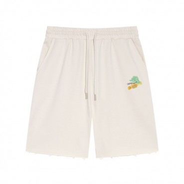 오프화이트 남성 화이트 캐쥬얼 반바지 - Off white Mens White Half