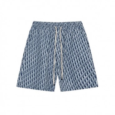 디올 남성 캐쥬얼 네이비 반바지 - Dior Mens Navy Half
