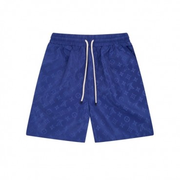루이비통 남성 블루 반바지 - Louis vuitton Mens Blue Half