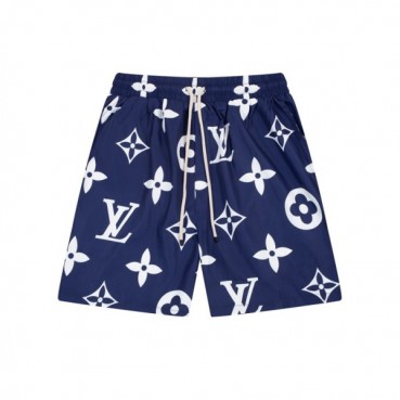 루이비통 남성 블루 반바지 - Louis vuitton Mens Blue Half