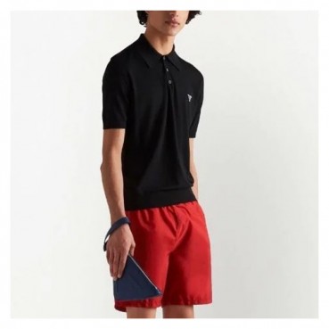 프라다 남성 모던 레드 반바지 - Prada Mens Red Half
