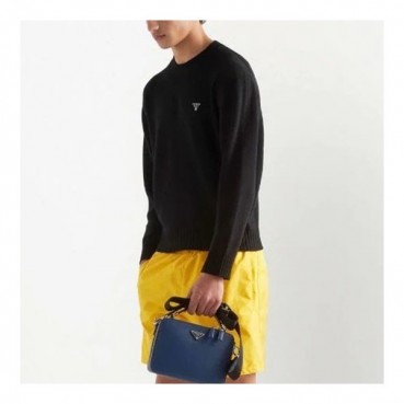 프라다 남성 모던 옐로우 반바지 - Prada Mens Yellow Half