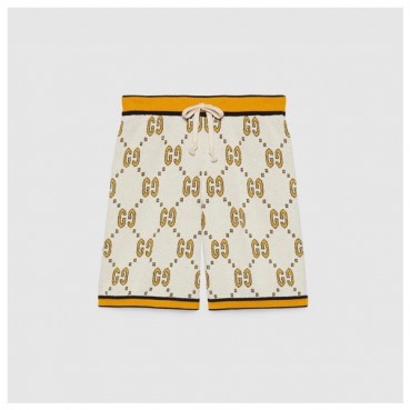 구찌 남성 캐쥬얼 화이트 반바지 - Gucci Mens White Half