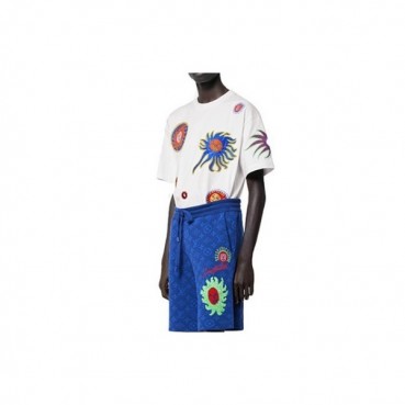 루이비통 남성 블루 반바지 - Louis vuitton Mens Blue Half