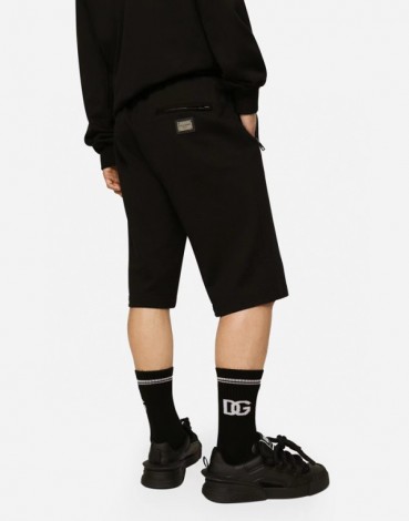 돌체앤가바나 남성 블랙 반바지 - Dolce&Gabbana Mens Black Half