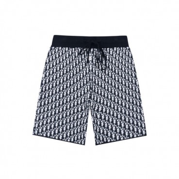 디올 남성 캐쥬얼 네이비 반바지 - Dior Mens Navy Half