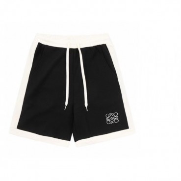 로에베 남성 캐쥬얼 블랙 반바지 - Loewe Mens Black Half