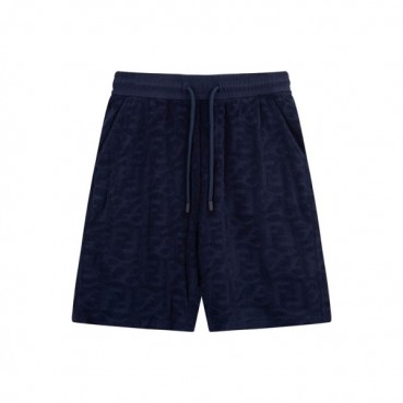 펜디 남성 캐쥬얼 네이비 반바지 - Fendi Mens Navy Half