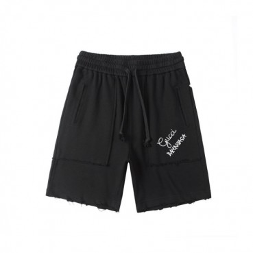 구찌 남성 캐쥬얼 블랙 반바지 - Mens Black Half