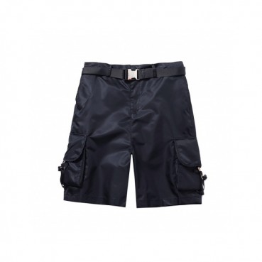 프라다 남성 모던 블랙 반바지 - Mens Black Half