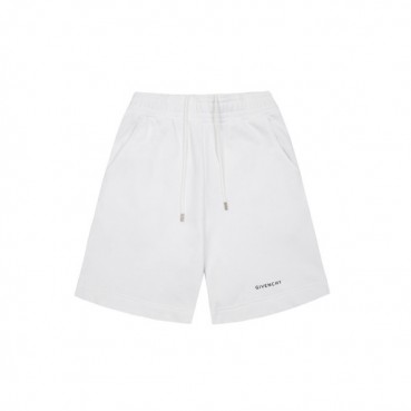 지방시 남성 캐쥬얼 화이트 반바지 - Mens White Half