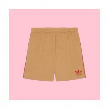 구찌 남성 캐쥬얼 카멜 반바지 - Mens Camel Half