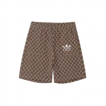 구찌 남성 캐쥬얼 카멜 반바지 - Mens Camel Half