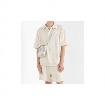 펜디 남성 캐쥬얼 아이보리 반바지 - Mens Ivory Half
