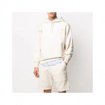 아미 남성 캐쥬얼 아이보리 반바지 - Mens Ivory Half
