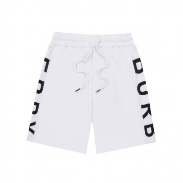 버버리 남성 캐쥬얼 화이트 반바지 - Mens White Half