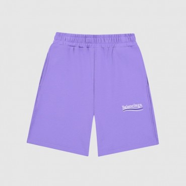 발렌시아가 남성 캐쥬얼 퍼플 반바지 - Mens Purple Half