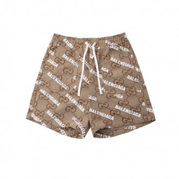 발렌시아가 남성 캐쥬얼 카멜 반바지 - Mens Camel Half