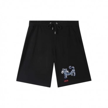 디올 남성 캐쥬얼 블랙 반바지 - Mens Black Half
