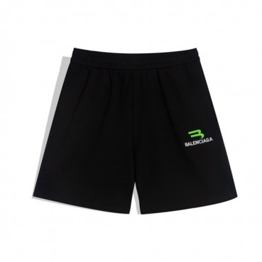 발렌시아가 남성 트렌디 블랙 반바지 - Mens Black Half