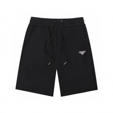 프라다 남성 모던 블랙 반바지 - Mens Black Half