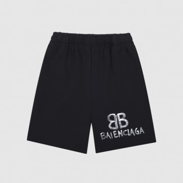 발렌시아가 남성 트렌디 블랙 반바지 - Mens Black Half