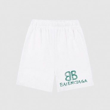 발렌시아가 남성 트렌디 화이트 반바지 - Mens White Half