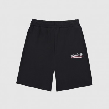 발렌시아가 남성 캐쥬얼 블랙 반바지 - Mens Black  Half
