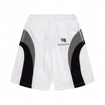 발렌시아가 남성 트렌디 화이트 반바지 - Mens White Half