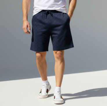 구찌 남성 캐쥬얼 네이비 반바지 - Mens Navy Half