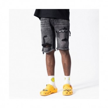 Amiri Mens Casual Denim Half Pants Black - 아미리 2021 남성 캐쥬얼 데님 반바지 Ami0257x Size(29 