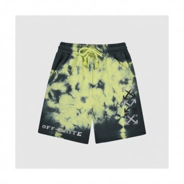 Off white  Mens Logo Casual Training Half Pants Black - 오프화이트 2021 남성 캐쥬얼 로고 트레이닝 반바지 Off0754x Size(s 