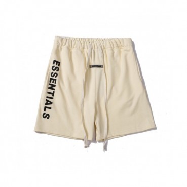 Fear of god  Fog 6th Mens Logo Casual Training Half Pants Beige - 피어오브갓 2021 남성 로고 캐쥬얼 트레이닝 반바지 Fea0311x Size(s 