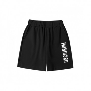 Moschino  Mens Logo Cotton Training Half-pants Black 