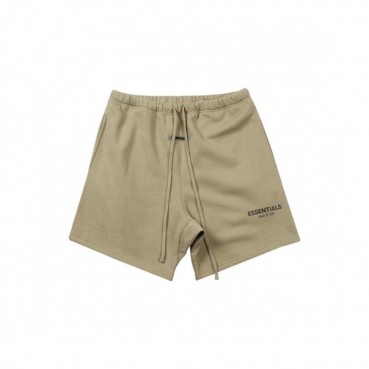 Fear of god  Fog 6th Mens Logo Casual Training Half Pants Khaki - 피어오브갓 2021 남성 로고 캐쥬얼 트레이닝 반바지 Fea0294x Size(s 