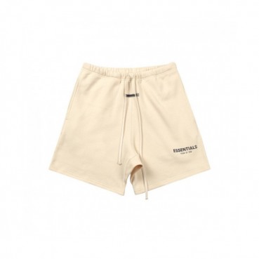 Fear of god  Fog 6th Mens Logo Casual Training Half Pants Beige - 피어오브갓 2021 남성 로고 캐쥬얼 트레이닝 반바지 Fea0288x Size(s 