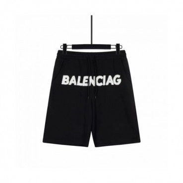 Balenciaga  Mens Logo Training Half Pants Black - 발렌시아가 2021 남성 로고 트레이닝 반바지 Bal01054x Size(xs 