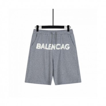 Balenciaga  Mens Logo Training Half Pants Gray - 발렌시아가 2021 남성 로고 트레이닝 반바지 Bal01053x Size(xs 