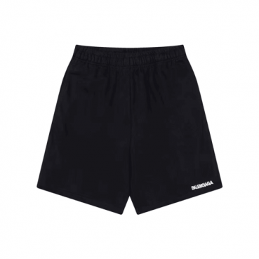 Balenciaga  Mens Logo Training Half Pants Black - 발렌시아가 2024 남성 로고 트레이닝 반바지 Bal01021x Size(xs 