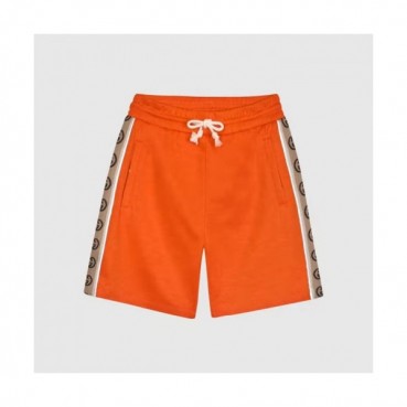 Gucci  Mens Initial Logo Vintage Casual Half Pants Orange - 구찌 2021 남성 이니셜 로고 빈티지 캐쥬얼 반바지 Guc03740x Size(xs 