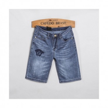 Versace  Mens Medusa Logo Casual Half Pants Blue - 베르사체 2021 남성 메두사 로고 캐쥬얼 반바지 Ver0841x Size(28 