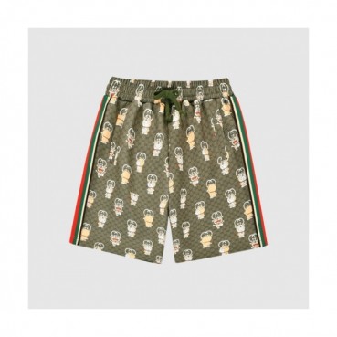 Gucci  Mens Initial Logo Vintage Casual Half Pants Khaki - 구찌 2021 남성 이니셜 로고 빈티지 캐쥬얼 반바지 Guc03687x Size(s 